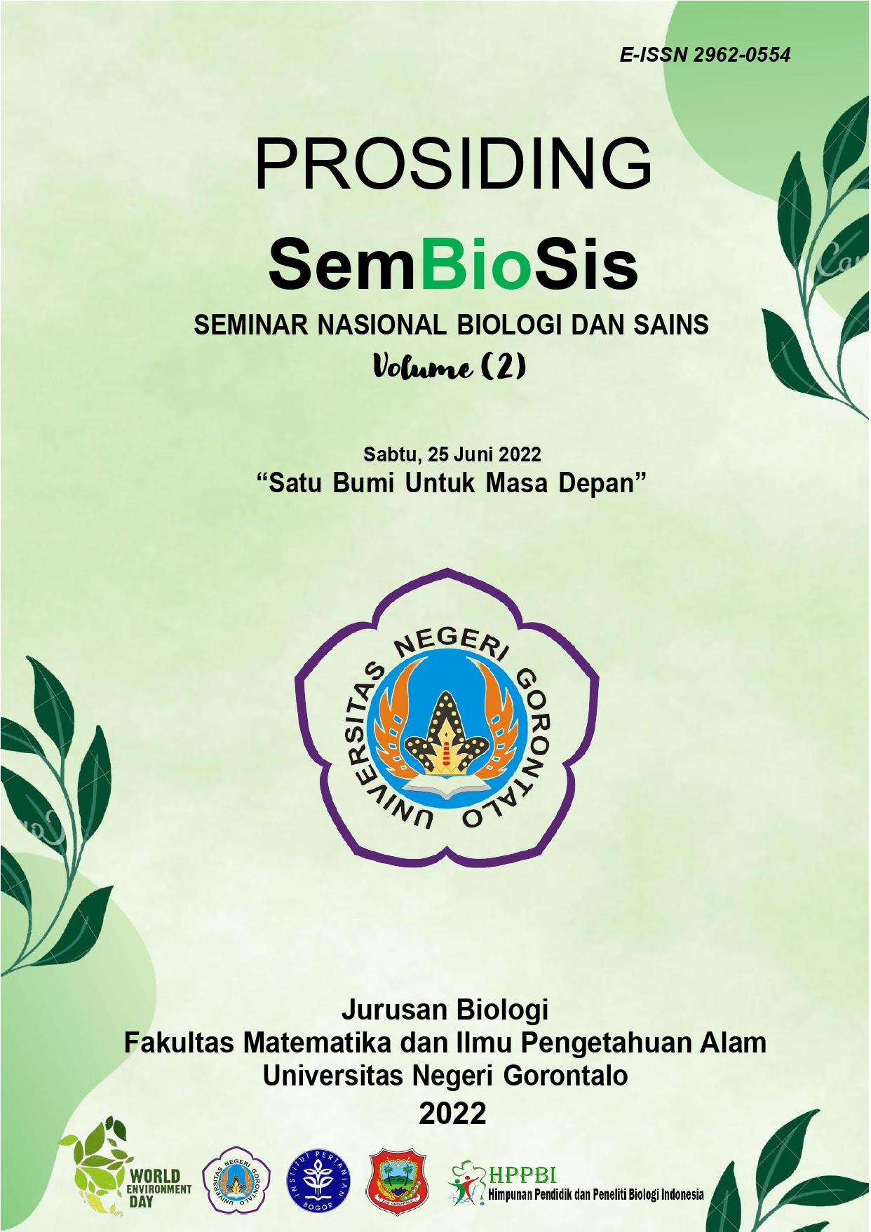  PROSIDING SEMINAR NASIONAL BIOLOGI DAN SAINS 2